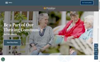 Providence Assisted Living website