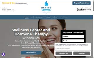 Revive Wellness of Grenada website