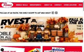 Roses Discount Store website