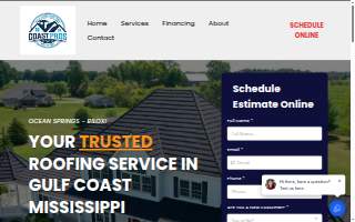 Coast Pros Roofing of Gulf Hills website