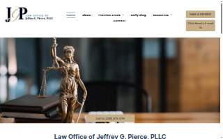 Jeffrey G. Pierce, Law Office website