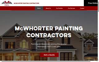 Mcwhorter Painting Contractors LLC of Gulf Hills website