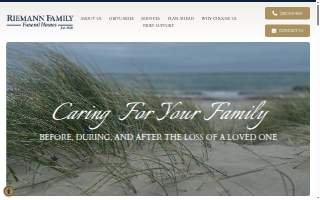 Riemann Family Funeral Homes of Gulf Hills website