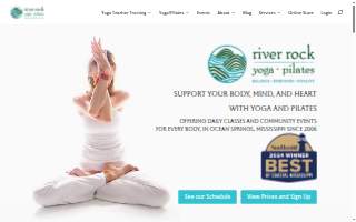 River Rock Yoga and Pilates of Gulf Hills website