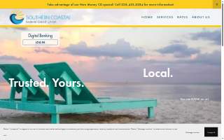 Southern Coastal Federal Credit Union website