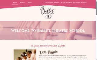 Ballet Theatre School website
