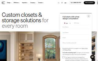 California Closets - Gulfport & Hattiesburg website