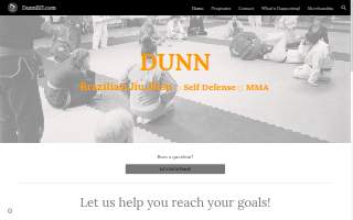 Dunn Brazilian Jiu Jitsu website