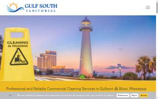Gulf South Janitorial website
