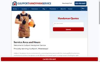 Gulfport Handyman Service website