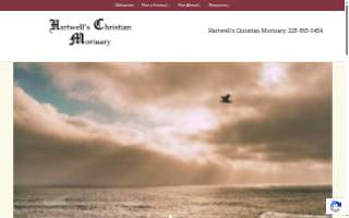Hartwells Christian Mortuary & Funeral Home website
