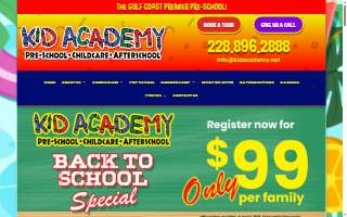 Kid Academy website