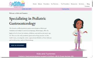 Kids and Tummies website