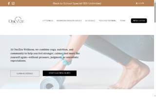 OneZen Wellness website