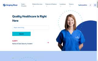 Singing River Cardiology website