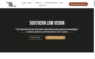 Southern Low Vision- Gulfport website