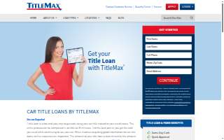 TitleMax Title Loans of Gulfport website