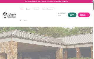 Woman's Clinic PA website