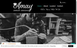 Amay Jewelry Designs website