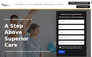 Bright Steps Therapy - Hattiesburg website