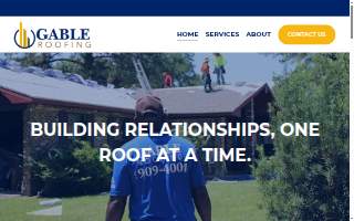 Gable Roofing website