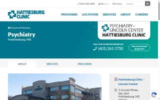 Hattiesburg Psychiatric Services website