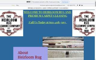 Heirloom Rug Cleaning - Oriental Rug, Area Rug, Carpet & Upholstery Cleaning website