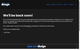 Hub City Design of Hattiesburg website