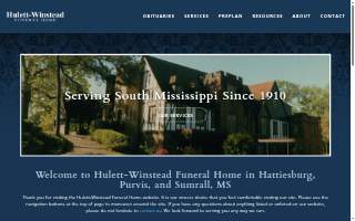 Hulett-Winstead Funeral Home website