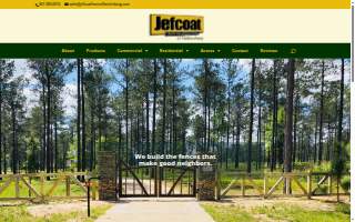 Jefcoat Fence co. inc. of Hattiesburg website