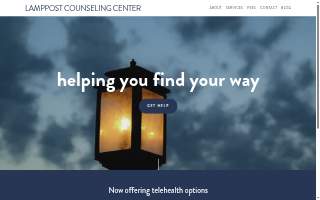 Lamppost Counseling Center website