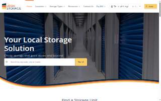 The Local Storage 4Self-storage facility website