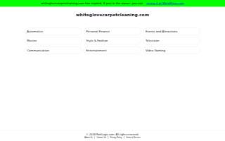 White Glove Carpet Cleaning of Hattiesburg website