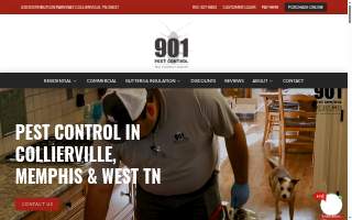 901 Pest Control - MS Office website