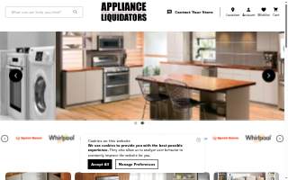 Appliance Liquidators of Hernando website