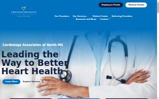 Cardiology Associates of North Mississippi website