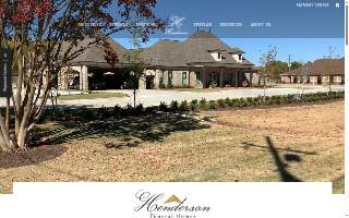 Henderson Funeral Homes website