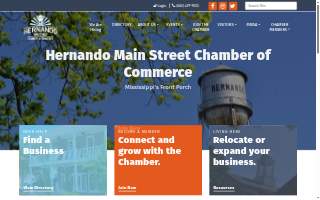 Hernando Main Street Chamber of Commerce website