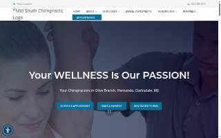 Mid South Chiropractic of Hernando website