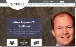 Morton Chiropractic Clinic website
