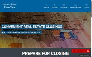 Realty Title of Hernando website