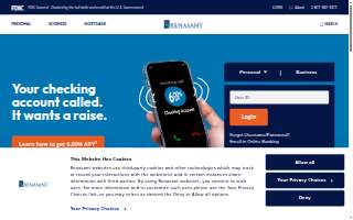 Renasant Bank website