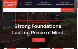 Cornerstone Foundation Repair website
