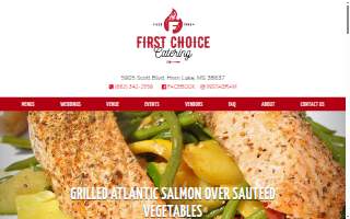 First Choice Catering website