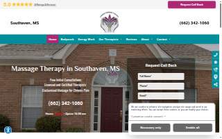 Synergy Massage Therapy website