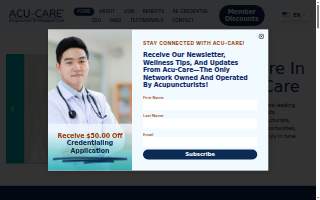 AcuCare website