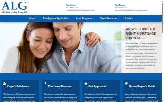 Affordable Lending Group, LLC website