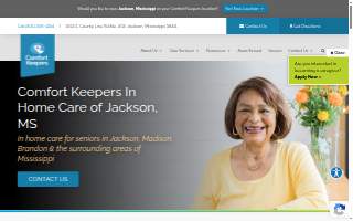 Comfort Keepers In Home Care of Jackson website