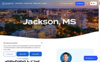 Cornerstone Caregiving of Jackson website