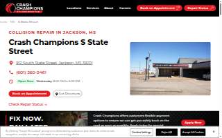 Crash Champions Collision Repair S State Street website